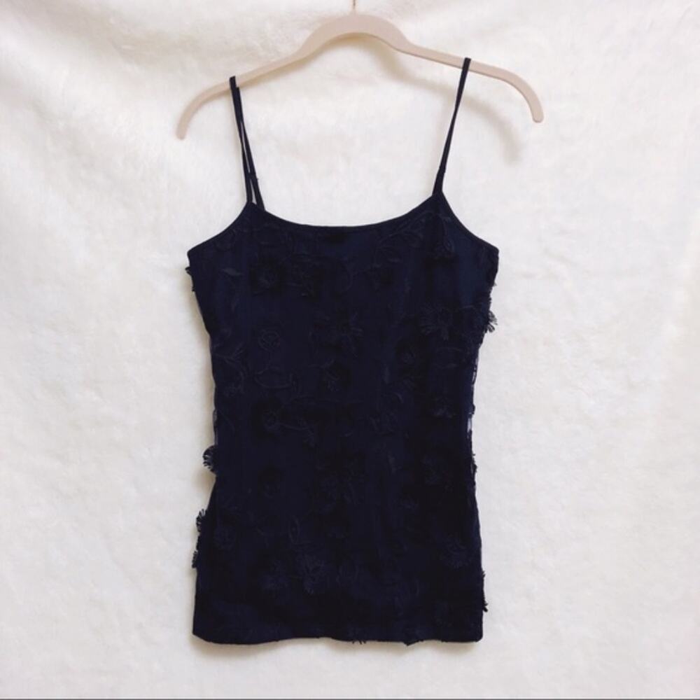 Ann Taylor Blue Lace Cami - Picture 4 of 8